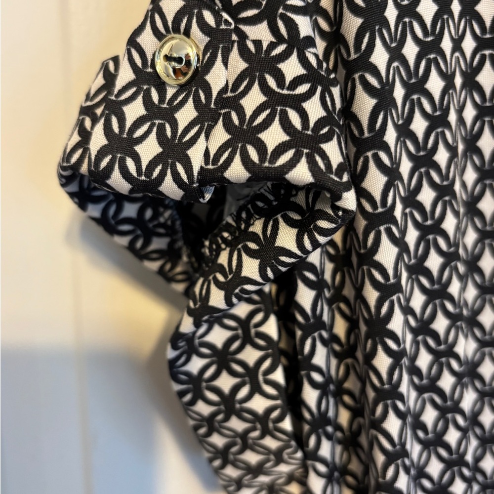 NEL + LO XL Black and White Patterned Dress - Picture 7 of 8